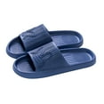 thumbnail image 2 of Fanxing Womens Mens Summer Lightweight Home Slippers Solid Color Ultra Soft Memory Foam Anti-Slip Bathroom Slides, 2 of 4