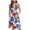 Navy A, variant on LOVZFMLL Summer Casual Dresses for Women 2025 Beach Sleeveless V Neck Floral Print Tank Loose Sundresses with Pockets Multicolor L