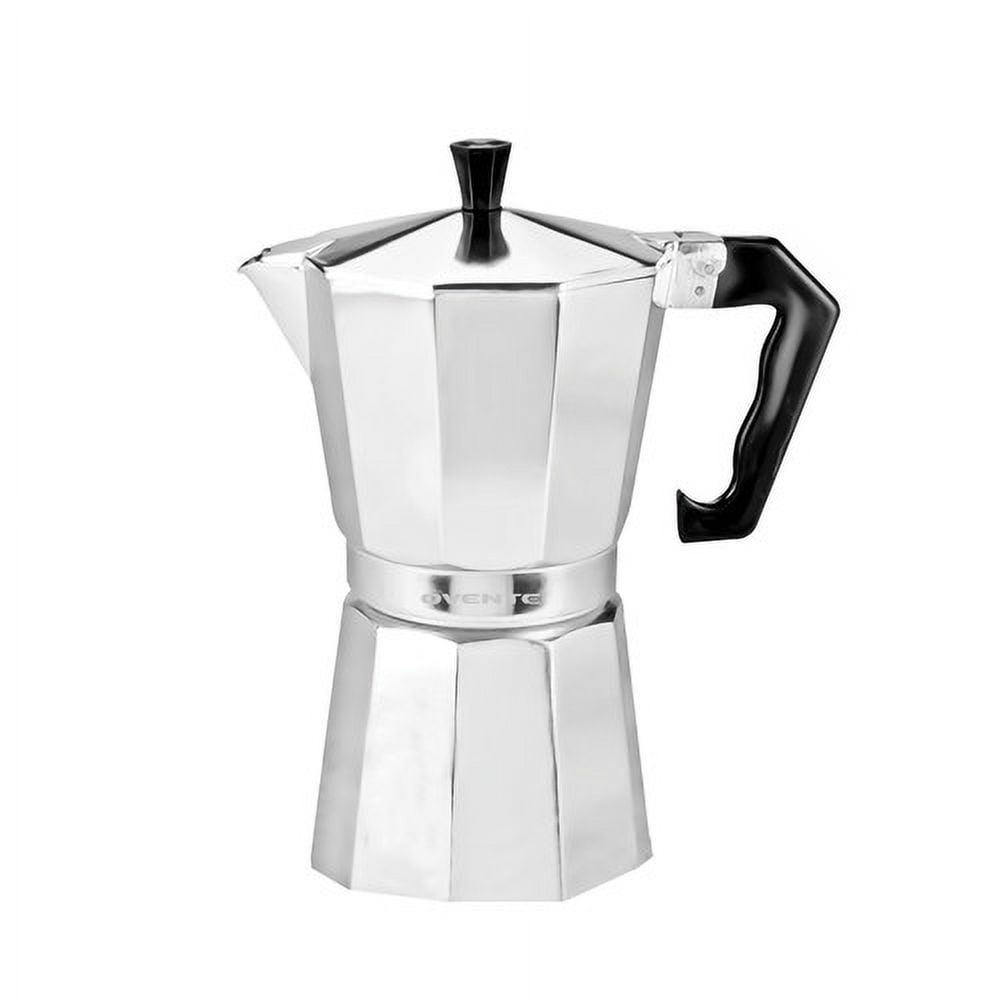Ovente MPA09 9-Cup Stovetop Aluminum Espresso Maker