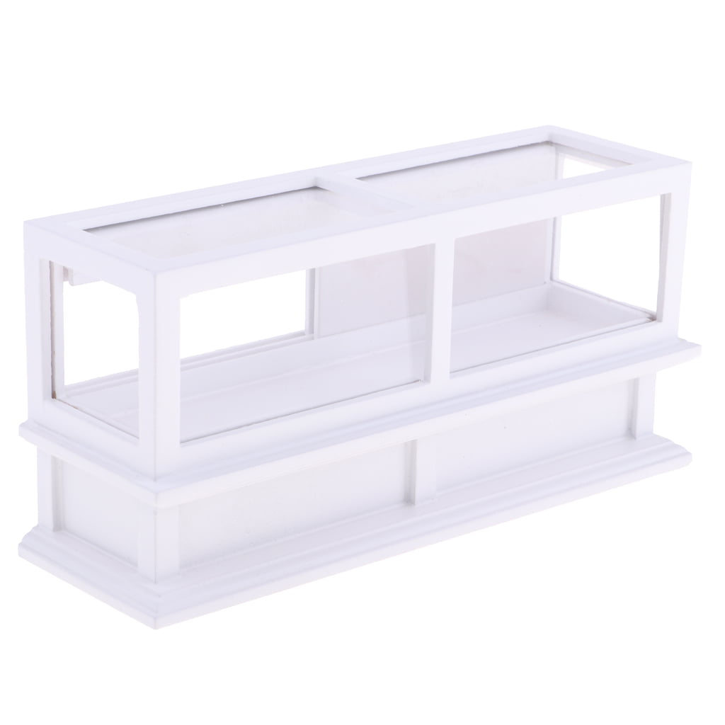 WHITE SHOP COUNTER 12TH SCALE FOR DOLLS HOUSE SHOP 