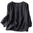 thumbnail image 2 of Fiudx Ofertas Flash Del Día Casual Mujer Cuello En V Verano Sexy Degradado Regular Mujer Manga Corta Bordado, 2 of 6