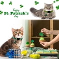 thumbnail image 5 of Vehomy 4PCS Saint Patrick's Day Cat Collars with Bells Kitten Breakaway Irish Shamrock Bandana Collar with Green Dog Top Hat Pet Adjustable Collars for Cats Kitten Small Dogs, 5 of 6