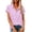 X348-Pink, variant on Neewe Button Down Shirts for Women Cotton Shirts Short Sleeve Dress Shirts Collared Blouses Work Casual Solid Tunic Tops