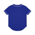 thumbnail image 5 of Baseball Jersey Shirt for Men Women - Plain Casual Short Sleeves Button Down T-Shirt - Sports Uniform for Men Women, 5 of 6