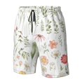 thumbnail image 4 of Fotbe Wildflower Watercolor 2 Trajes de Baño Estampados para Hombre, Shorts de Verano de Secado Rápido, Ropa de Playa, Bañadores-Small, 4 of 6