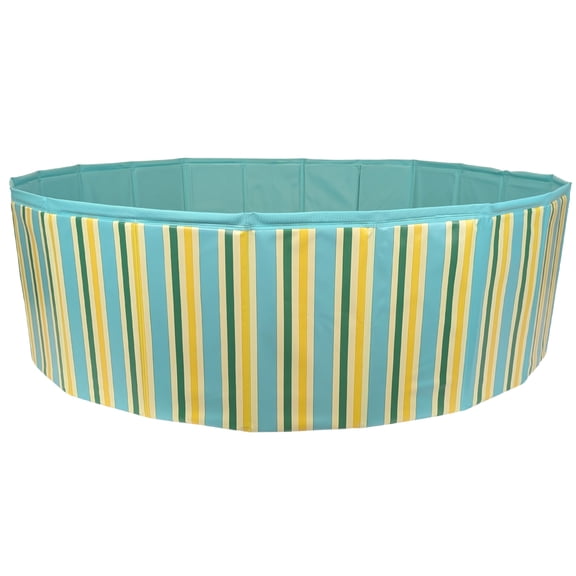 Vibrant Life Collapsible Pet Pool Round 39 Inches with Quick-Drain Valve