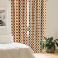 thumbnail image 2 of Ambesonne Retro Curtains, Funky Different Forms, Pair of 28"x95", Multicolor, 2 of 5