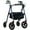 Blue, variant on ELENKER Rollator Walker with 10" All-Terrain Wheels, Adjustable Padded Seat for Seniors, Blue