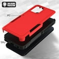 thumbnail image 4 of Military Grade TUFF Hybrid Armor Case for Motorola Moto G Power 5G 2023 - Red, 4 of 8
