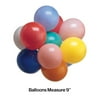 Assorted 9" Latex Balloons, 20 pk