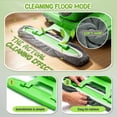 thumbnail image 6 of 12V Power Ride On Toy with Remote Control, 360° Spin Scooter Ride On Cars for Kid with Bluetooth Music, Indoor Floor Mop, Inflatable Dinosaur, Battery Powered Ride On Cars for Toddlers Age 2-4, Green, 6 of 9