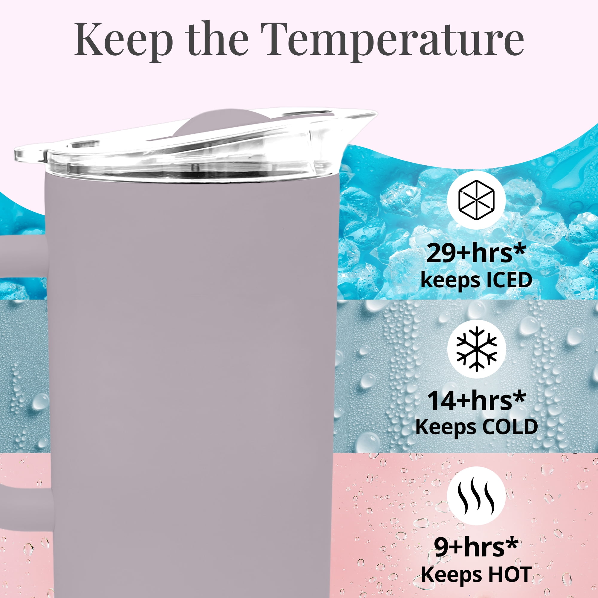 Stainless Steel Insulated Pitcher With Lid - 67oz Double Walled Vacuum Insulated Pitcher For Cold Drinks