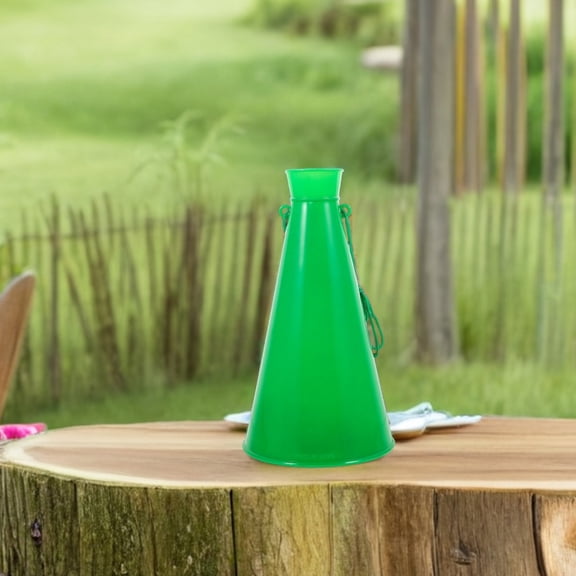 BESTYASH 1 Pair Portable Green Plastic Cheer Megaphone Loud Voice Amplifier for Sports Events, Parties, and Outdoor Activities