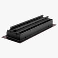 thumbnail image 2 of Naiture Stainless Steel Floor Register, Heavy Duty Rust-Resistant Floor Vent Cover, Metal Damper or Lever, Contemporary Style Grille Floor Vent, Duct Size 4" X 14", Oil Rubbed Bronze Finish, 2 of 12