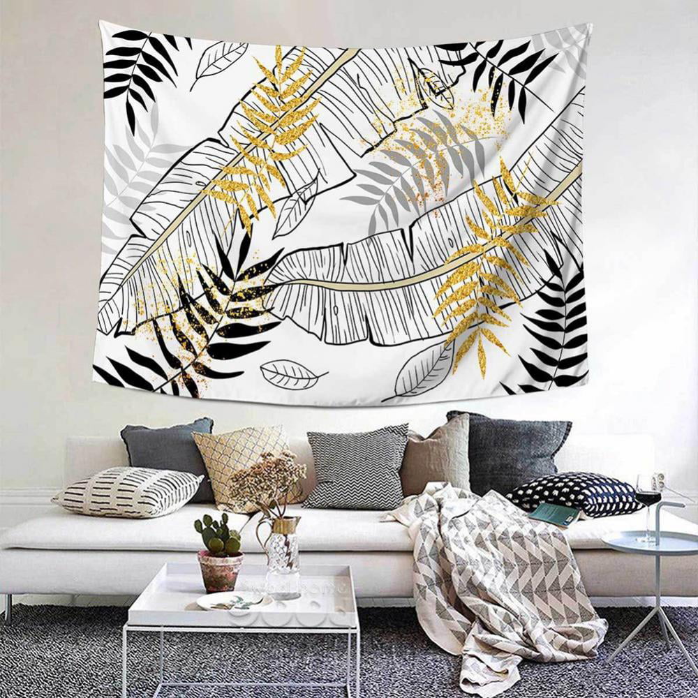 Tapestry Tropical Beach Palm Leaves Living Room Bedroom Dorm Decor Wall Hanging 