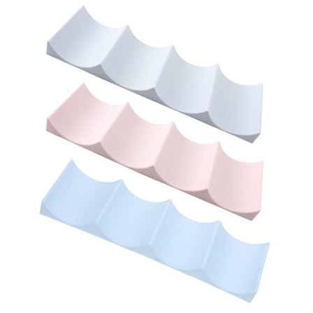 Milisten Plastic Water Bottle Organizer Rounded Edges 3Pcs 11.5X3.9in Friends Home Decor