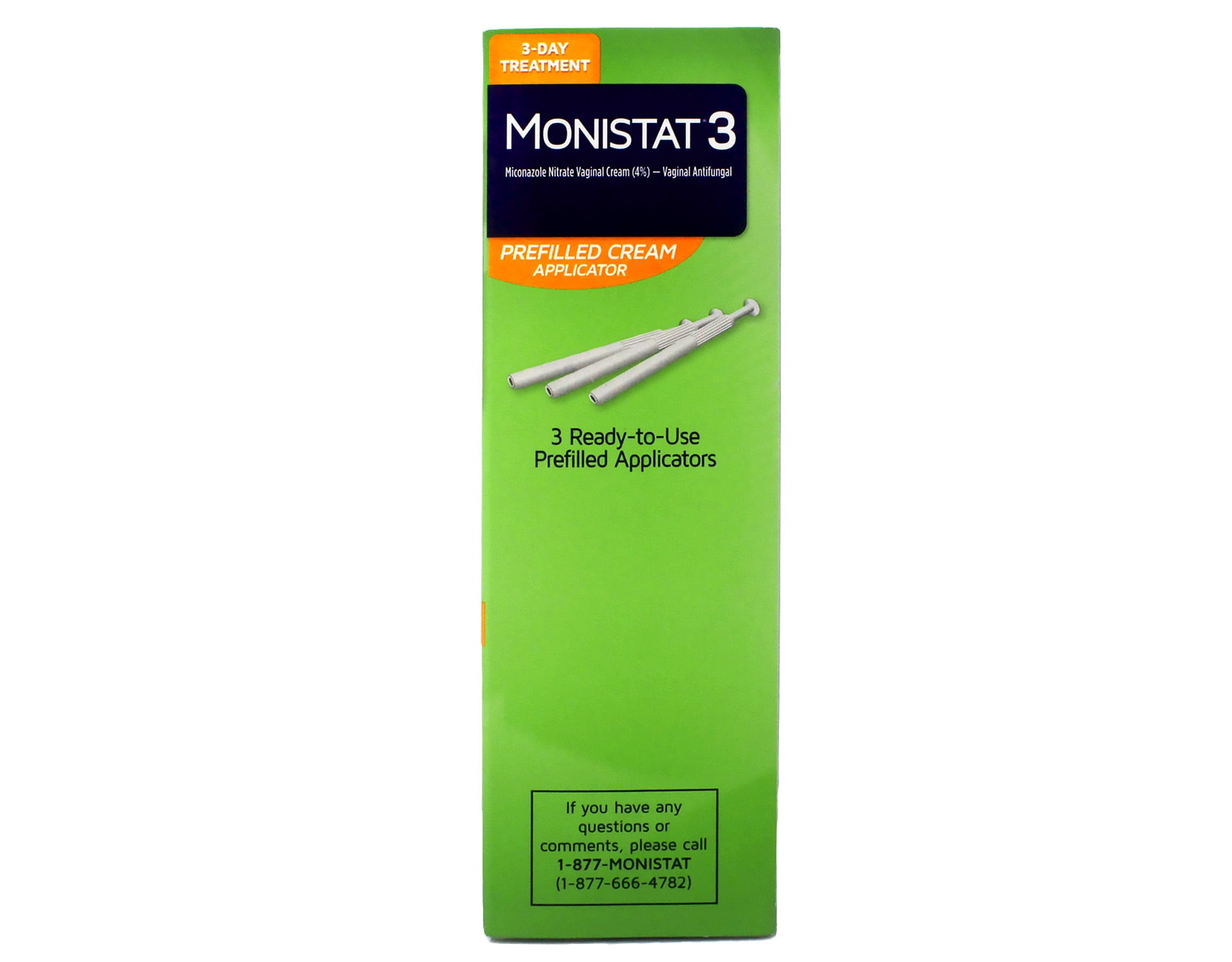 Monistat 3 Vaginal Antifungal Cream, Prefilled Applicators - 3 Ea