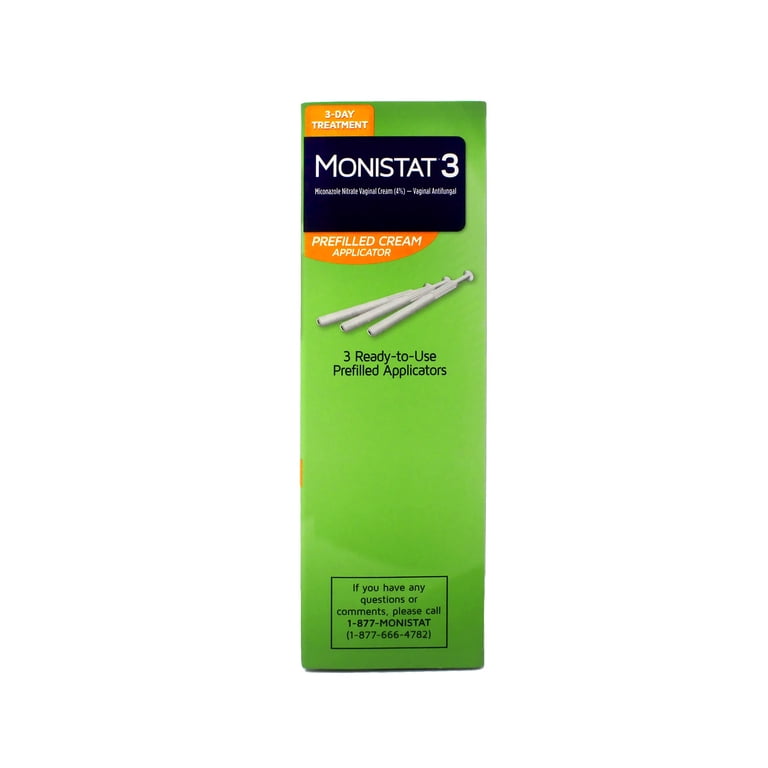 Monistat 3 Vaginal Antifungal Cream Prefilled 5gm Applicators 3 in