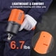 thumbnail image 3 of Llave de impacto neumática VEVOR 3/4 pulgadas 1870 ft-lb torque para romper tuercas 90-120 PSI, 3 of 9