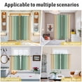 thumbnail image 5 of Sage Green Yellow Ombre Kitchen Curtains Window Panels, Farmhouse Modern Gradient Art Insulated Window Treatment Curtain, Grommet Curtains for Bedroom/Living Room/Bathroom, 2 Piece 52"Wx72"L, 5 of 8