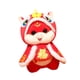 thumbnail image 5 of Animal de peluche de serpiente, muñeco de serpiente, adorno para habitación, lindo, creativo y cómodo rojo con bolsa, 5 of 9
