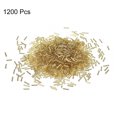 thumbnail image 3 of 1200Pack Bugle Beads, 6.8x1.8mm Golden Tube Spacer Beads Lined Glass Beads for Jewelry Making, 3 of 6