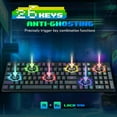 thumbnail image 5 of Redragon S107-BA Gaming Keyboard and Mouse Combo Wired membrane RGB LED Backlit Keyboard 3200 DPI Gaming Mouse, 5 of 7