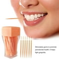 thumbnail image 2 of 200 PCS Toothpick Brush Double-ended Toothpicks Cleaning Tool Oral Care Tooth Sticks, 2 of 5