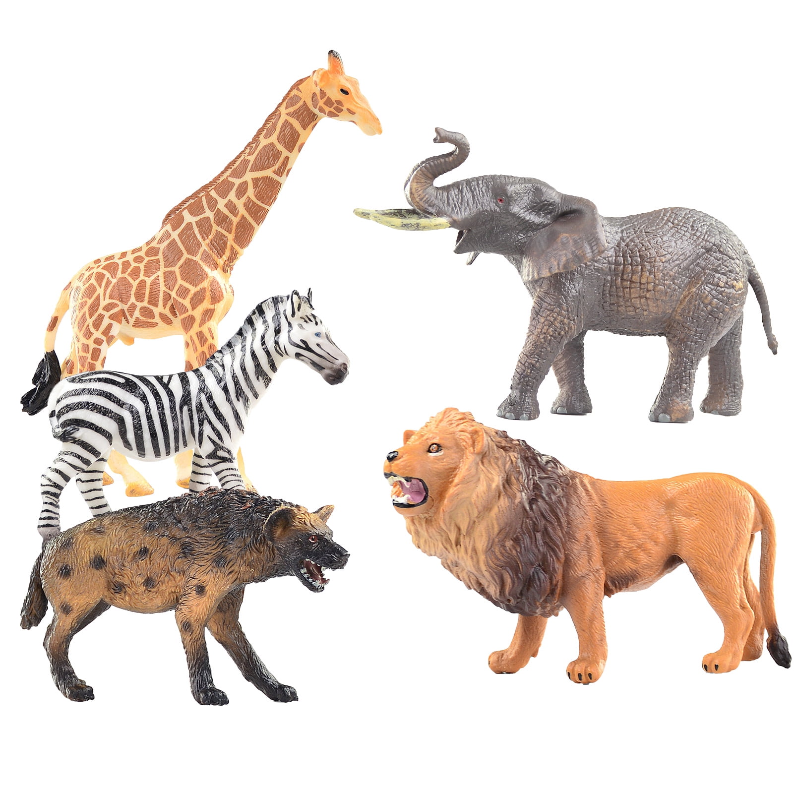 Plastic Simulation Giraffe Animal Model Action figure Toy for Kids Toddler 