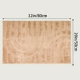 thumbnail image 7 of REGALWOVEN Geometry Pattern Bathroom Rugs Mat, Soft Absorbent Bath Floor Mat, Non Slip Shaggy Bath Carpet Khaki 20" x 32", 7 of 7