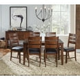 thumbnail image 5 of A-America Mason 54" - 72" Rectangular Leg Table with (1) 18" Butterfly Leaf, Mango, 5 of 7