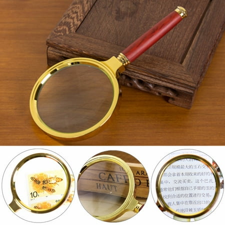 10X 70mm Handheld Magnifier Magnifying Glass Loupe Reading Jewelry