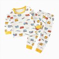 thumbnail image 4 of HFHAPW Toddler Pajamas Girl Boys' Pajamas 2-Piece Pjs Sleepwear Kids Cartoon Fall Winter Outfits, 4 of 4