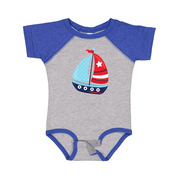 Inktastic Sailing Boat, Sailor, Sailing, Sails, Boat, Ship Boys Baby Bodysuit