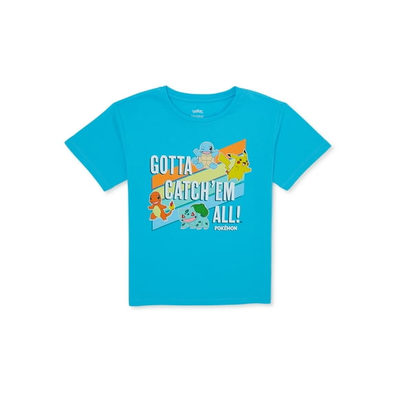 Nintendo Girls Pokemon, Crew Neck, Short Sleeve, Graphic T-Shirt, Sizes 4-16