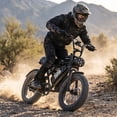 thumbnail image 6 of 2200W Peak Electric Bike for Adults-F30,16"4.0 Fat Tire Ebike, 7-Speed 48V 20Ah Cargo Ebike,All-Terrain Off-Road Electric Mountain Bicycle，Full Suspension /Disc Brake UL2849, 440Lbs, 6 of 7
