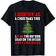 thumbnail image 1 of I Identify As A Christmas Tree Lit On The Outside Dead On Camiseta, 1 of 2