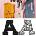 thumbnail image 4 of Accesorios para ropa, 26 Uds., apliques de letras, diamantes de imitación, bolsas, accesorios, parches para ropa, lograr más Jadeshay  A, 4 of 7