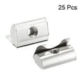 thumbnail image 2 of Uxcell M5 Roll in Spring T Nut with Spring Sheet Carbon Steel for 3030/4040 Series 8mm Slot 25 Pack, 2 of 5