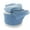 Dusty Blue, variant on 2.5" Wired Burlap Ribbon Peony Pink 10 Yards