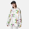 thumbnail image 3 of Lsque Mardi Gras Carnival1 UPF 50+ Lightweight Sun Protection Men's Women's Long Sleeve Shirt, Hoodie Performance -Small, 3 of 9