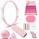 thumbnail image 1 of Set de Pilates MIELIA, 16 unidades, color rosa, con 15 círculos mágicos y pesas de 1 kg, 1 of 8