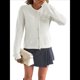 thumbnail image 2 of Suéteres Tipo Cárdigan de Punto para Mujer, de Principios de Otoño, de Larga, con Abertura Frontal y Botones, Chaqueta Corta Informal de Moda. M, 2 of 9