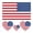 G, variant on American Flag Tattoo Temporary,1 Pc Sheets the USA Copa America|Sports Memorial Day, Labor Day, Waterproof Sweat Sports National Flag Tattoo For Men Teenages Women(America)