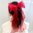 thumbnail image 3 of Trayknick Ruban en Épingle à Cheveux Bow Design Accessoires Tissu Mignon Bande de Cheveux de Queue de Cheval pour les Filles, 3 of 13