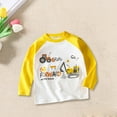 thumbnail image 2 of Ruyang Baby Dinosaur Shirt Striped Long Sleeve Shirts Kids Boys Girls Cute Graphic Tops Cotton Crewneck Sweatshirts Fall, 2 of 9