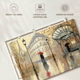 thumbnail image 6 of Elephant Stock To The Metro Wall Art - Horizontal Canvas Wall Art - Living Room Wall Decor - Places Canvas - Beige And Red Decor By Julia Purinton - 12" x 8", 6 of 8