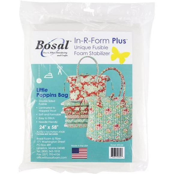 Bosal In-R-Foam Plus Fusible Foam Stabilizer 24"X58"-Little Poppins Bag