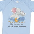 thumbnail image 4 of Inktastic My Titi Loves Me to the Moon and Back Elephant Family Boys or Girls Baby Bodysuit, 4 of 5