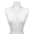 thumbnail image 3 of Delight Jewelry Sisters Best Friends Forever Bar Silver tone Elegant Infinity Lariat Necklace, 3 of 4